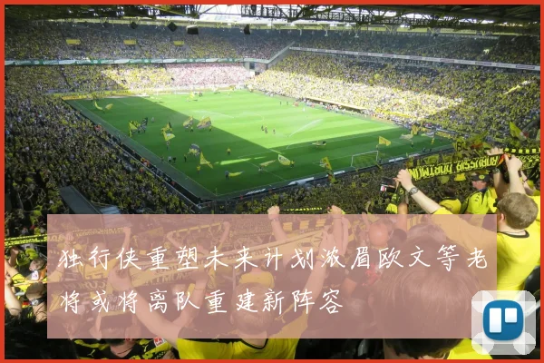 独行侠重塑未来计划浓眉欧文等老将或将离队重建新阵容